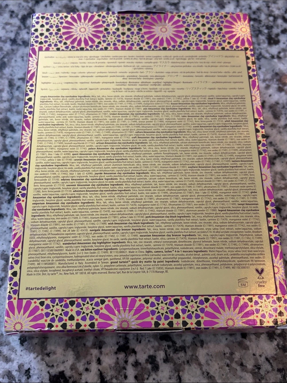 Tarte Treasure Box Collector’s Set - Unused